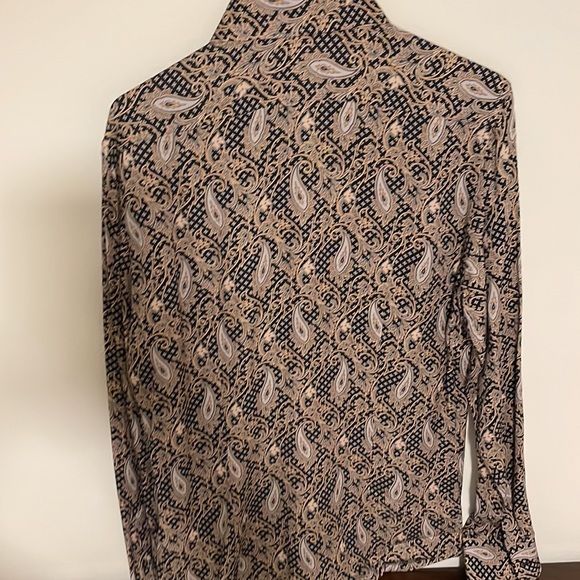 Reiss Paisley Shirt Medium Slim fit - Picture 3 of 4